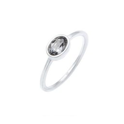 Elli Elli Ring Bandring Geo Form Kristall 925 Silber Ringe Damen