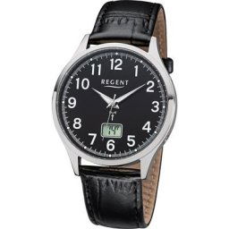 REGENT Herrenuhr Edelstahl Herrenuhren
