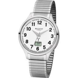 REGENT Herrenuhr Edelstahl Herrenuhren