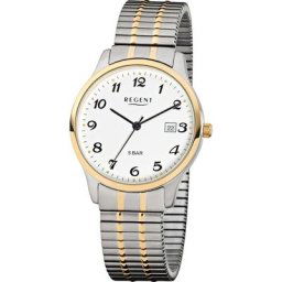 REGENT Herrenuhr Edelstahl Herrenuhren