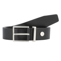 CALVIN KLEIN Casual Gürtel Leder Schwarz Herren