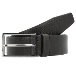 Hugo Boss Carmello Gürtel Leder Schwarz Herren