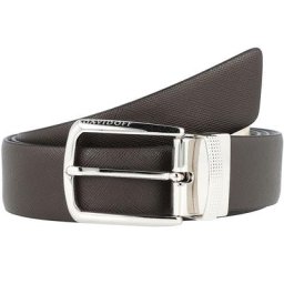 Davidoff Paris Wendegürtel Leder Gürtel Grau Herren