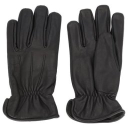 Bugatti Handschuhe Leder Schwarz Herren