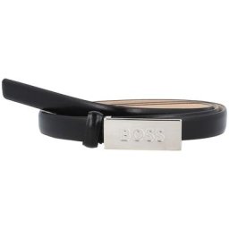 Hugo Boss Amber Gürtel Leder Schwarz Damen