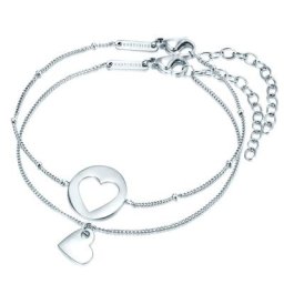 Eastside Armband Herz Edelstahl in Silber Armbänder & Armreife Damen