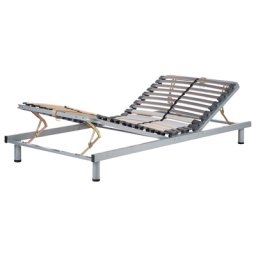 Lattenrost Birkenholz Metall 90 x 200 cm maneull verstellbar 4 individuelle Verstellpunkte 26 Federleisten für Einzelbett Kinderzimmer