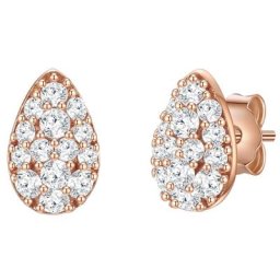 Glanzstücke München Ohrstecker Tropfen Sterling Silber Zirkonia in Roségold Ohrringe Damen