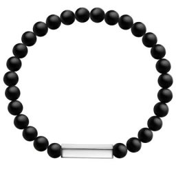 Männerglanz Armband Sterling Silber Achat in Silber Armbänder & Armreife Herren