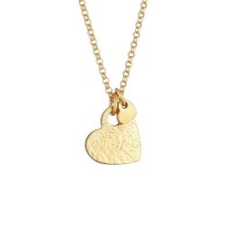 Elli Elli Halskette Herzen Love Liebe Organic Look 925 Silber Ketten Damen