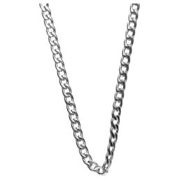 Jacques Charrel Kette modern, Glieder in Panzerkettenoptik Ketten Silber Damen