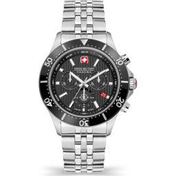 SWISS MILITARY HANOWA Chronograph Edelstahl Herrenuhren Herren