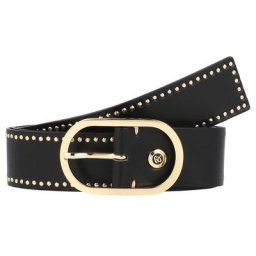 b.belt Fiesta Nietengürtel Leder Gürtel Schwarz Damen