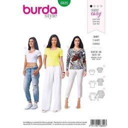 burda Schnitt 6820 Basic Shirt