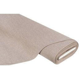 Sweatstoff Basic mit weich gerauter Innenseite, helltaupe-melange