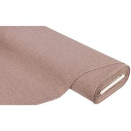Sweatstoff Basic mit weich gerauter Innenseite, taupe-melange