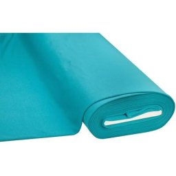 Sweatstoff Basic mit gerauter Innenseite, türkis