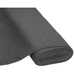 Sweatstoff Basic mit gerauter Innenseite, anthrazit-melange