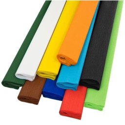 Krepp-Papier Basic, 50 cm x 2 m, 10 Rollen