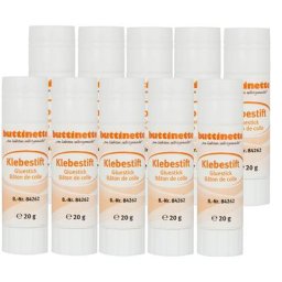 buttinette Klebestift, 20 g, 10 Stück