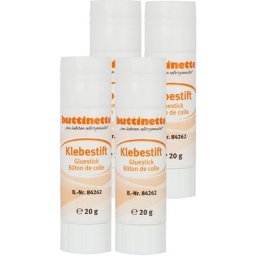 buttinette Klebestift, 20 g, 4 Stück