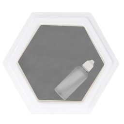 Stempelkissen, silber, 14 x 14 cm