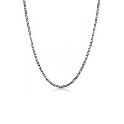 KUZZOI KUZZOI Halskette Basic Männer Panzerkette Massiv Robust 925 Silber Herrenschmuck Herren