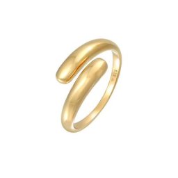 Elli Elli Ring Wickelring Zart Basic 925 Sterling Silber Ringe Damen