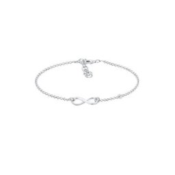 Elli DIAMONDS Elli DIAMONDS Armband Infinity Basic Diamant (0.015 ct) 925 Silber Armbänder & Armreife Damen