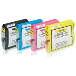 Brother LC-1000 BK Tintenpatrone schwarz cyan magenta yellow kompatibel