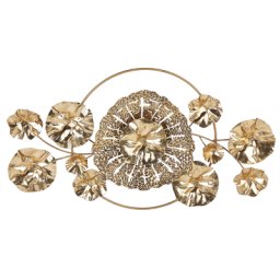 Wanddekoration Gold Eisen Kreise Einteilig Handgemacht Modern Wandobjekt Wanddeko für Schlafzimmer Wohnzimmer Flur Küche Esszimmer