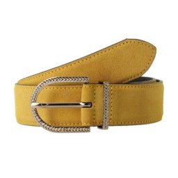Tamaris Gürtel Leder Gelb Damen