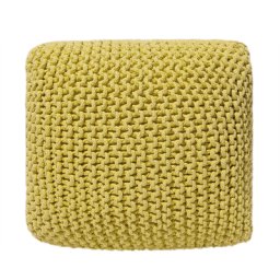 Pouf Gelb Baumwolle Rechteckig Modern/Minimalismus