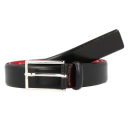 Hugo Boss Gavrilo Gürtel Leder Schwarz Herren