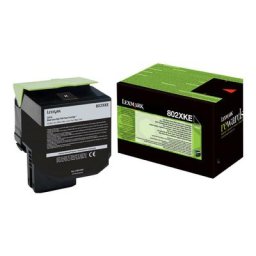 Original Lexmark 80C2XKE / 802XK Toner Schwarz