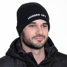 LEANDRO LIDO ""Callata"" Beanie Wintermütze schwarz