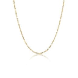 KUZZOI KUZZOI Halskette Herren Figarokette Massiv Basic Trend 925 Silber Herrenschmuck