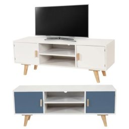 Lowboard Malmö T260, TV-Rack Fernsehtisch, Retro-Design 45x120x40cm ~ Variantenangebot