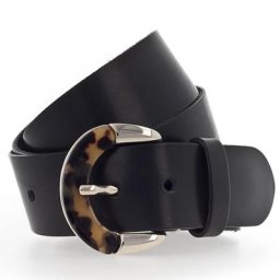 b.belt Carmen Gürtel Leder Schwarz Damen