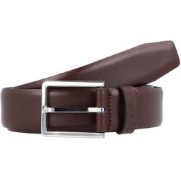CALVIN KLEIN Bombed Gürtel Leder Braun Herren