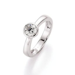 Smart Jewel Ring klassisch, Zirkonia Steine, Antragsring, Silber 925 Ringe Weiss Damen