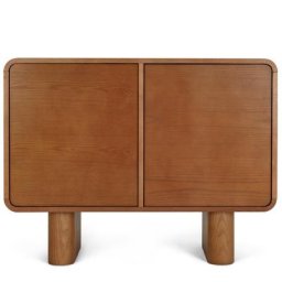 Buffet KARL - Sideboard, Eschenholz in Nussbraun, B100