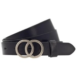 Vanzetti Gürtel Leder Schwarz Damen