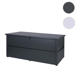 Gartentruhe HWC-J56, Aufbewahrungsbox Auflagenbox Truhe, Wasserdicht Metall Edelstahl 69x185x85 783l ~ Variantenangebot