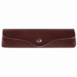 Mika Brillenetui Leder 16 cm Sonnenbrillen Braun