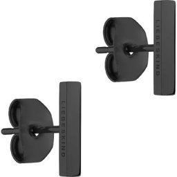Liebeskind Ohrstecker Edelstahl Ohrringe Schwarz Damen