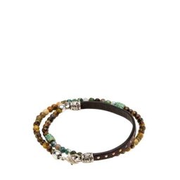 Mey & Edlich Herren Kraftvolles Wickelarmband braun L, M