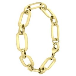 Lucardi Armband, Edelstahl, vergoldet (750 Gold), Honore Armbänder & Armreife Damen