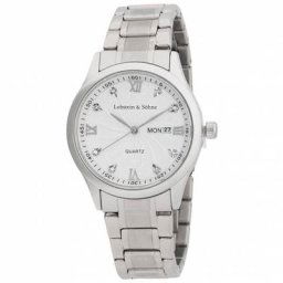 Lobstein & Söhne® ""Leopold"" Uhr silber/weiß