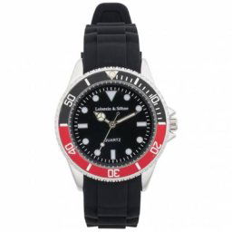 Lobstein & Söhne® ""Konstantin"" Uhr schwarz/rot